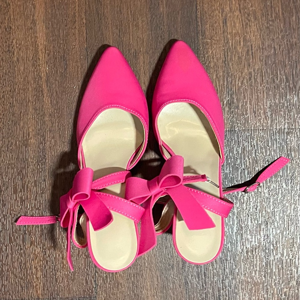 SHEIN Size 37 Hot Pink Heels (Worn)